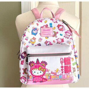 NWT Loungefly backpack Hello Kitty Hot Topic Sweet Monster Kawaii Kaiju Costume